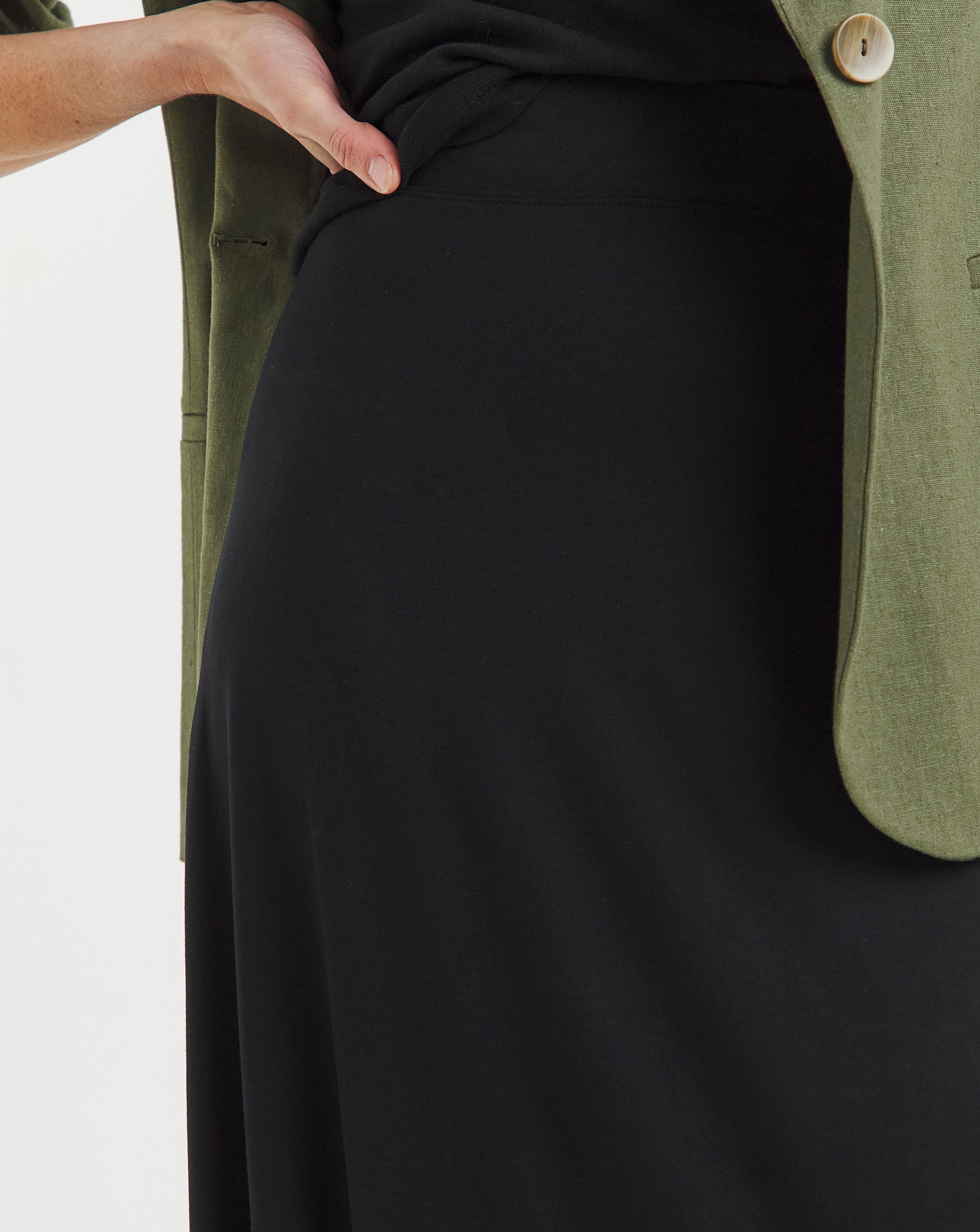 jersey long skirt Black 02サイズ Black Jersey Maxi Skirt | JD Williams