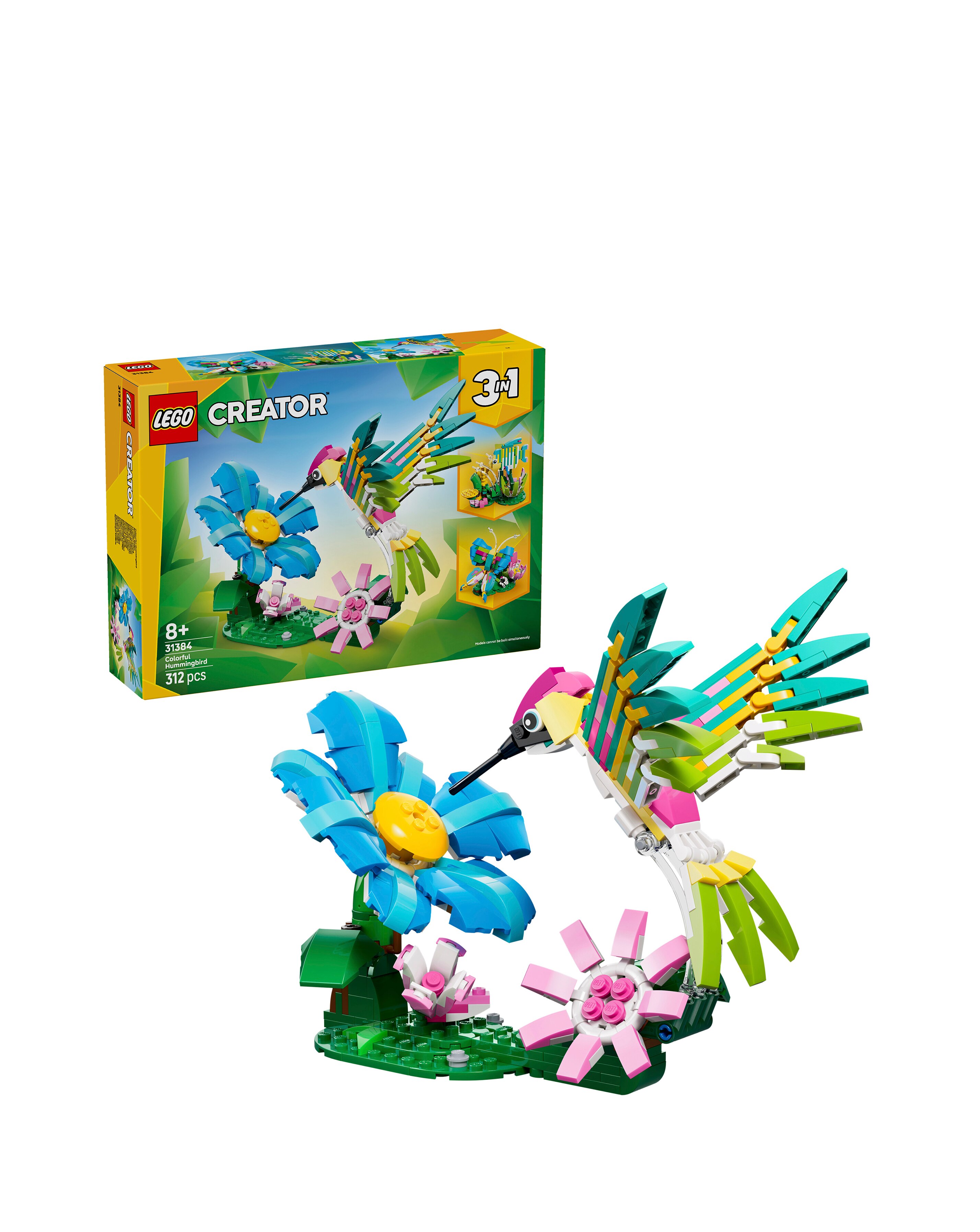 LEGO Creator Wild Animals: Colorful Hummingbird 31384