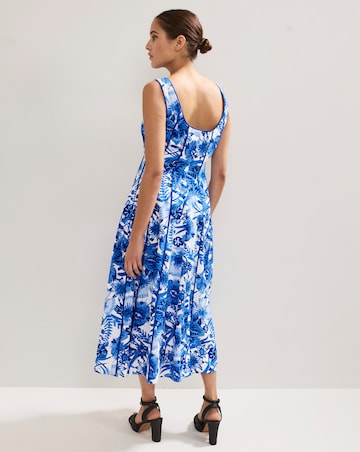 Phase Eight Goldie Printed Midi Dress