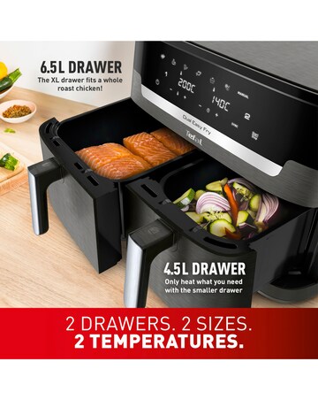 Tefal EY942HG0 Easy Fry XXL 11L Dual Basket Air Fryer