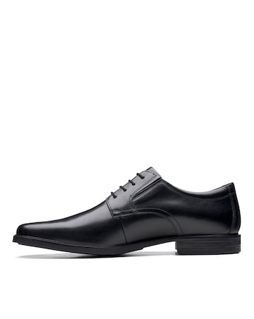 Clarks Howard Walk Shoes Wide Fit - Black