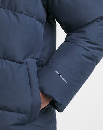 Jack & Jones World Puffer Coat - Navy