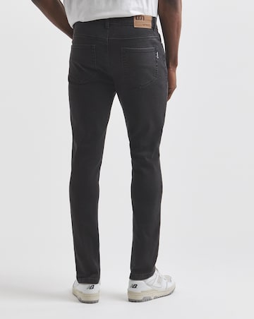 Union Skinny Fit Stretch Jeans Black