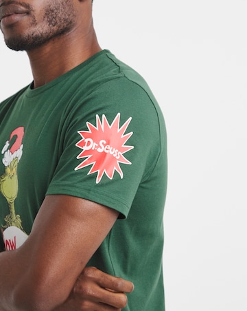 The Grinch Christmas Short Sleeve Pyjama Set - Green