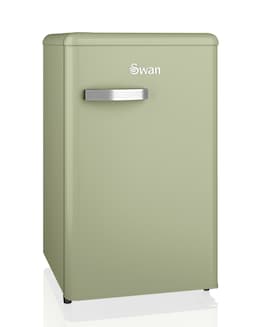 Swan SR11035GNE Retro Under Counter Fridge 90L - Green