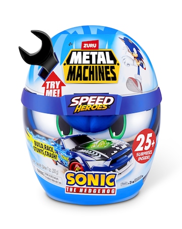 Metal Machines Speed Heroes: Sonic The Hedgehog Vehicle Mystery Unboxing Egg