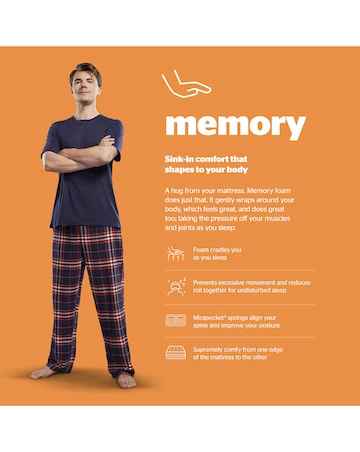 Silentnight 1000 Pocket Ortho Memory Mattress - Medium Firm