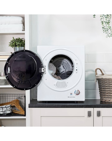 Russell Hobbs RH3VTD800 2.5kg Compact Vented Tumble Dryer - White