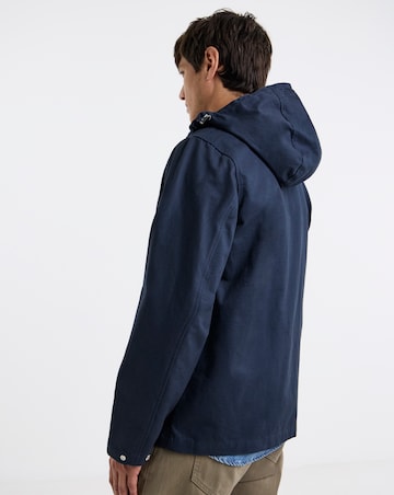 Cotton Peached Hooded Jacket