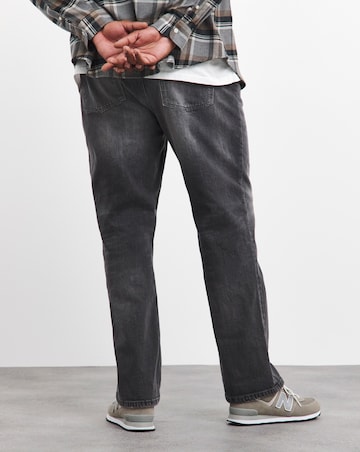 Premium Grey Wash Loose Fit Jean