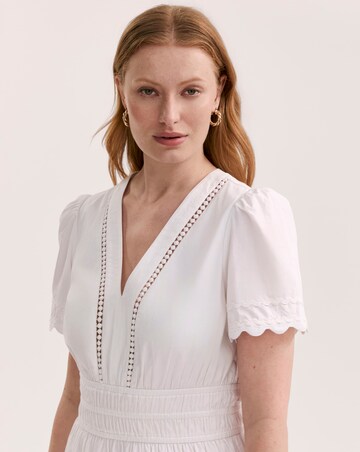 Finery London Scalloped Dress