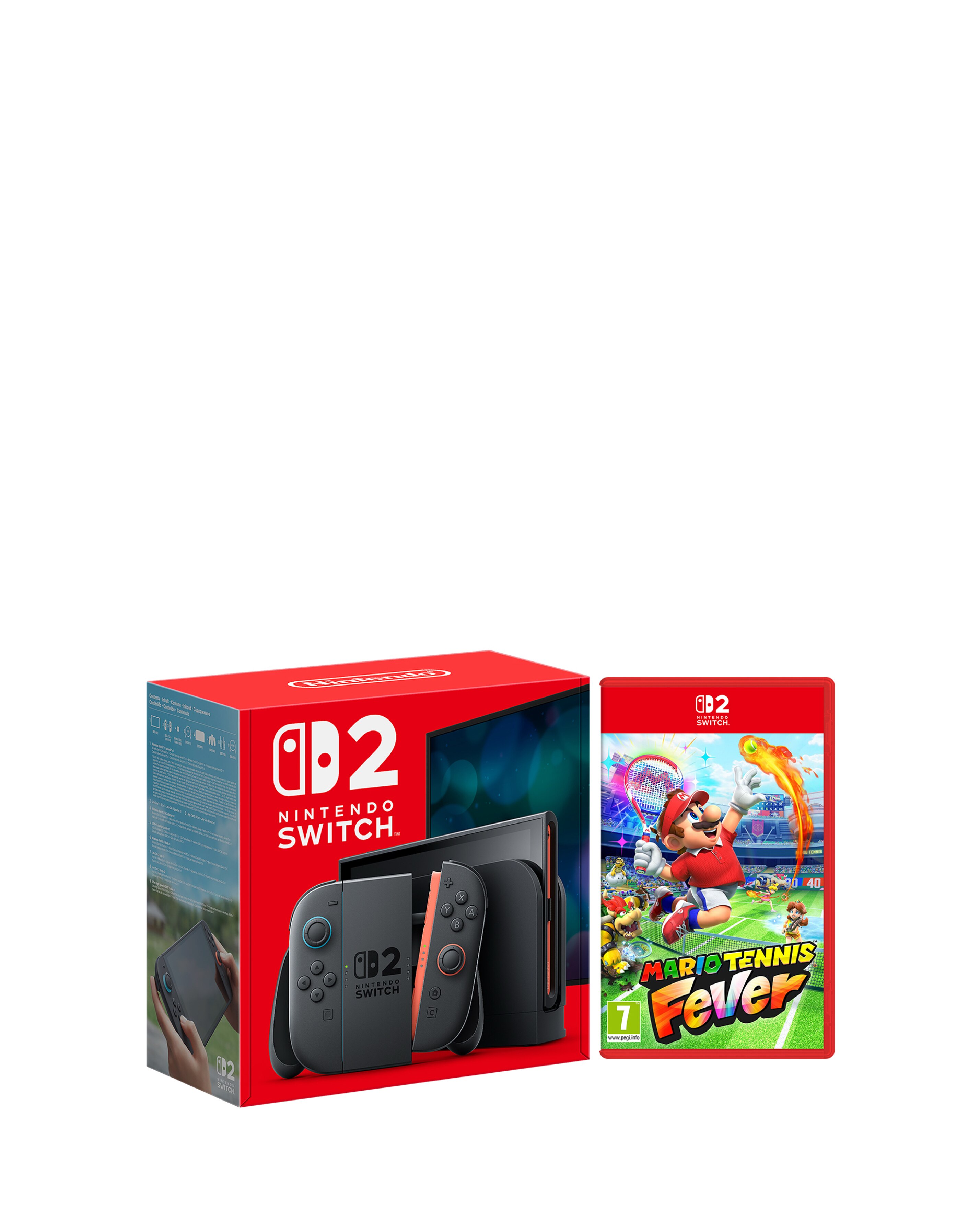 Nintendo Switch Neon Console + Super Mario Bros Wonder bundle | JD