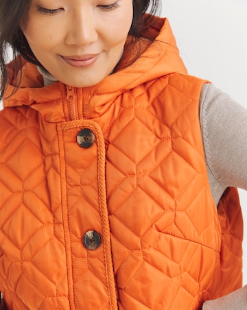 Julipa Quilted Button Down Gilet