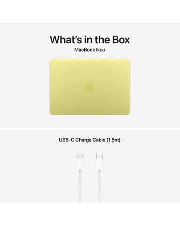 Apple MacBook Neo (A18, 2026) 13in 6-core CPU 5-core GPU 8GB 512GB - Citrus