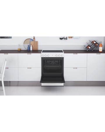 Indesit IS67V5KHW/UK Single Electric Cooker