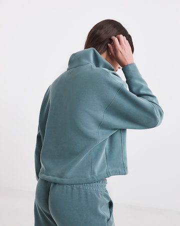 Sweaty Betty Sand Wash Funnel Neck Half Zip