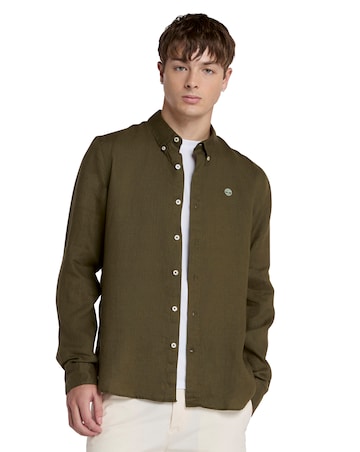 Timberland Mill Brook Linen Shirt - Green