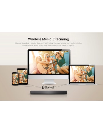 Hisense HS214 2.1ch 80W All-in-One Soundbar & Speaker