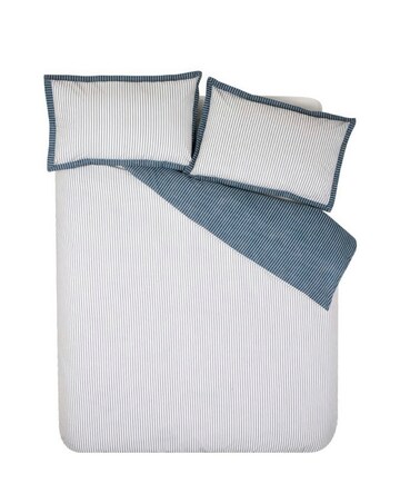 Catherine Lansfield Oxford Pinstripe Duvet Cover Set