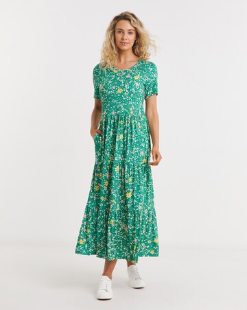 Joe Browns Louise Tiered Jersey Midaxi Dress