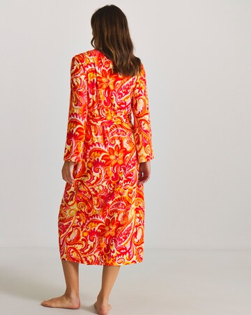 Figleaves Floral Gown With Bag And Eye Mask