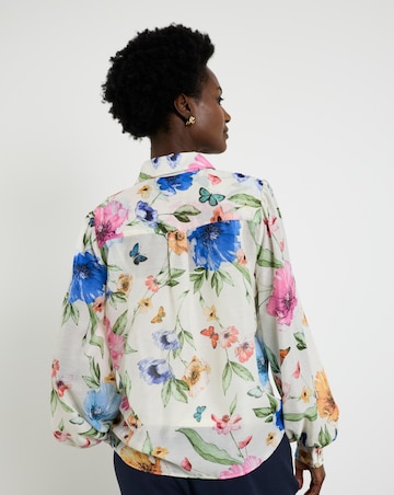 Joanna Hope Floral Printed Shirt