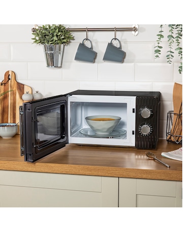 Russell Hobbs RHMM715B Honeycomb Manual Microwave - Black