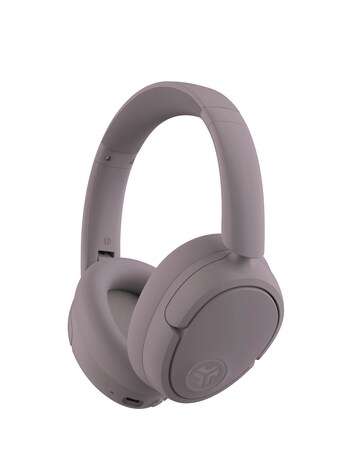 JLab JBuds Lux Active Noise Cancelling Over-Ear Headphones - Mauve