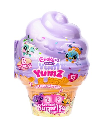 Cookeez Makery Yum Yumz Collector Case with 6 Plush Toys