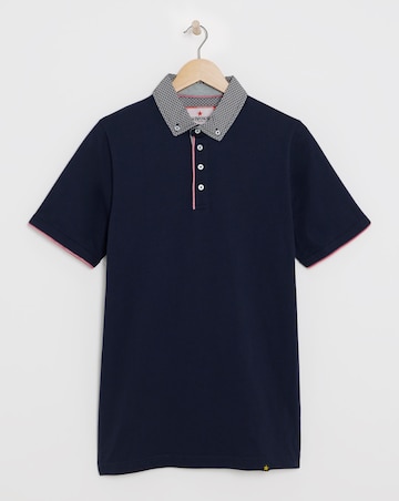 Joe Browns Printed Collar Polo Shirt Long Length