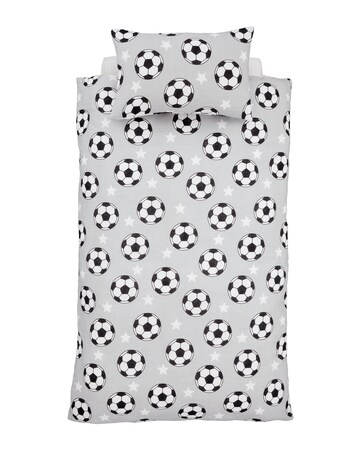 Catherine Lansfield Brushed Football Stars Duvet Cover Set