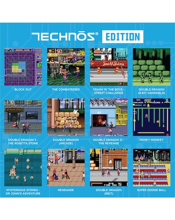 Hyper Mega Tech - Technos Super Pocket Technos - Retro Handheld Gaming Device