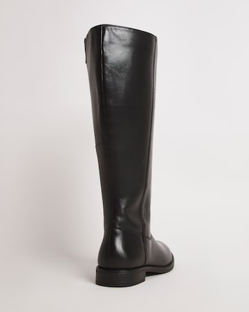 Leather High Leg Boot EEE Fit Super Curvy Calf
