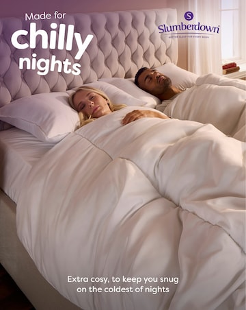 Slumberdown Chilly Nights 15 Tog Duvet + 2 Cosy Nights Pillow Bundle