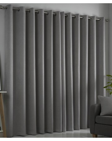 Fusion Strata Light Filtering Eyelet Curtains
