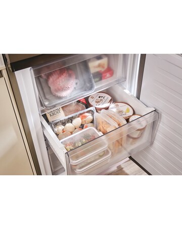 HOOVER HONCQ2T618EXK 60 x 185cm Refrigerator (Silver)