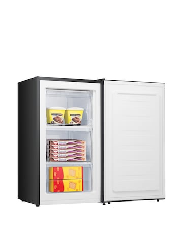 Fridgemaster MUZ4860EB Under Counter Freezer - Black E Rated