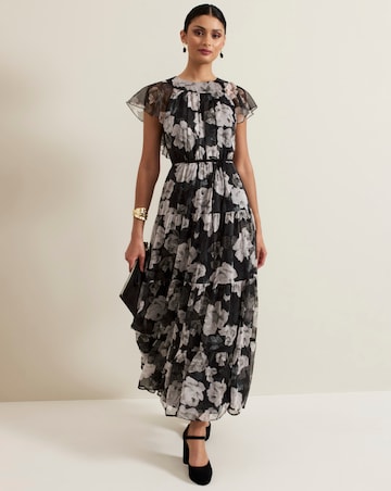 Phase Eight Jordine Floral Print Midaxi Dress
