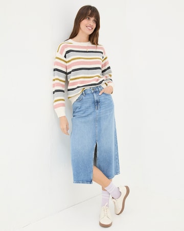 FatFace Ella Stripe Jumper