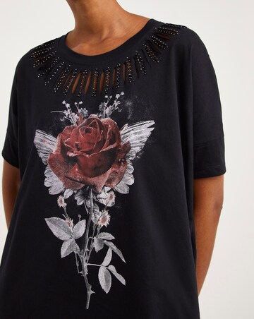 Religion Change Printed Mini Dress