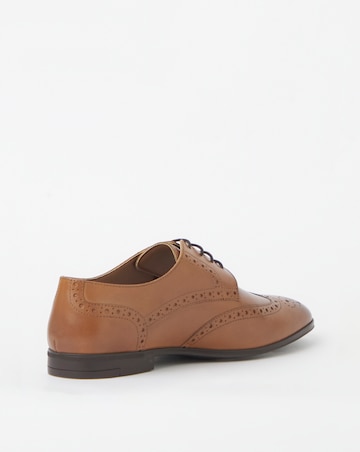 Formal Leather Brogue Extra Wide Fit