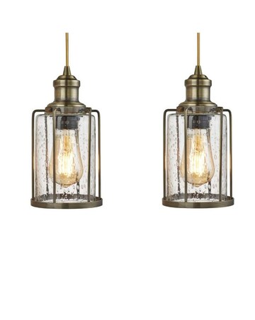 4 Light Industrial Ceiling Bar Pendant