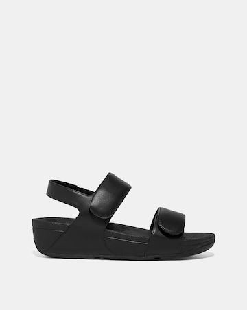 Fitflop Black Lulu Adjustable Leather
