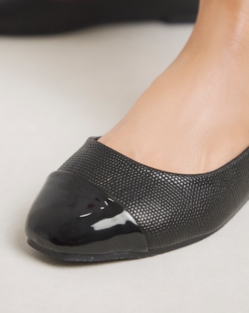 Tiana Toe Cap Ballerina - Wide Fit (E)