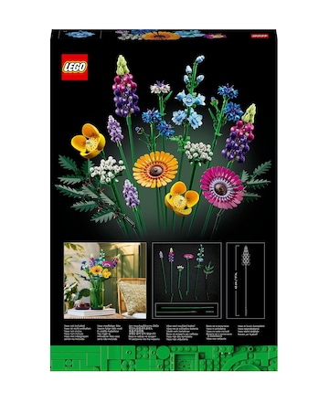 LEGO Icons Wildflower Bouquet Flowers Set for Adults 10313