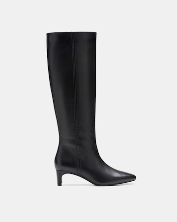 Clarks Edina Tall Knee High Leather Boot Standard Fit