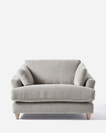 Joanna Hope Tilly Chenille Snuggler Chair