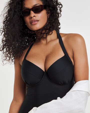 Balcony Underwired Halterneck Swimsuit