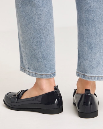 Anna Low Cut Snaffle Loafer Extra Wide EEE Fit Simply Comfort