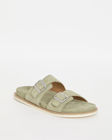 Folio Suede Buckle Sandal Standard Fit